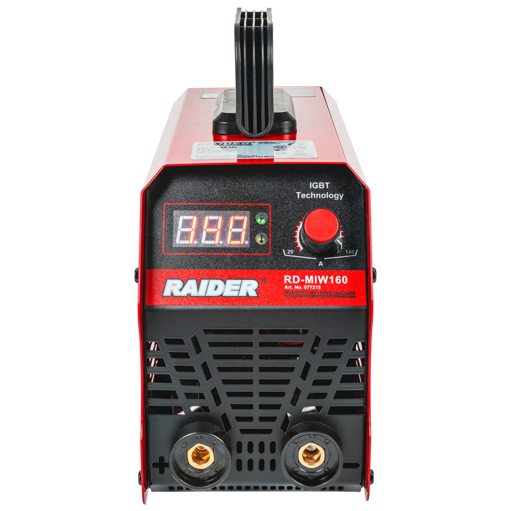 Инверторен електрожен 140A Display RAIDER RD-MIW160 - снимка 3