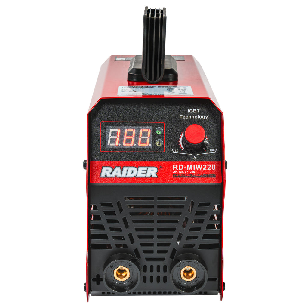 Инверторен електрожен 180A Display RAIDER RD-MIW220 - снимка 3