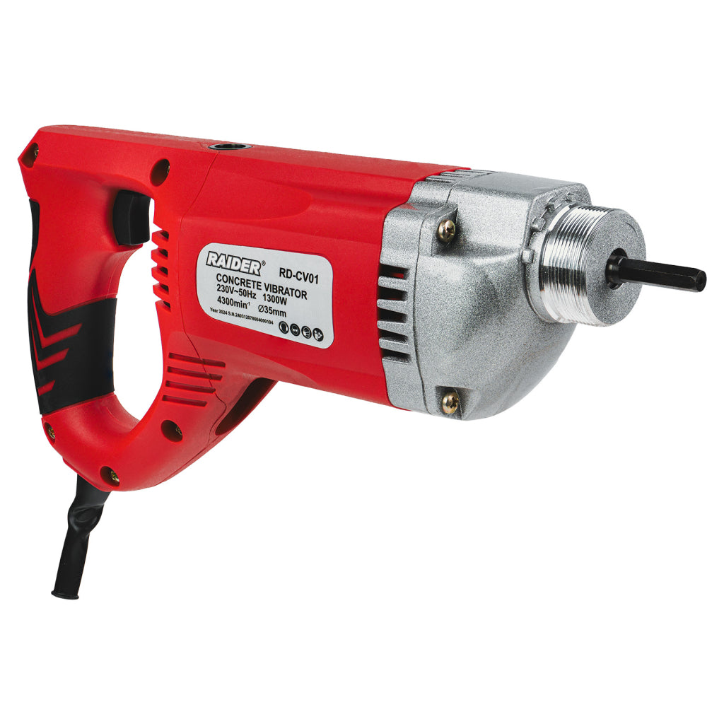 Вибратор за бетон 1300W 3m Ø35mm RAIDER RD-CV01 - снимка 3