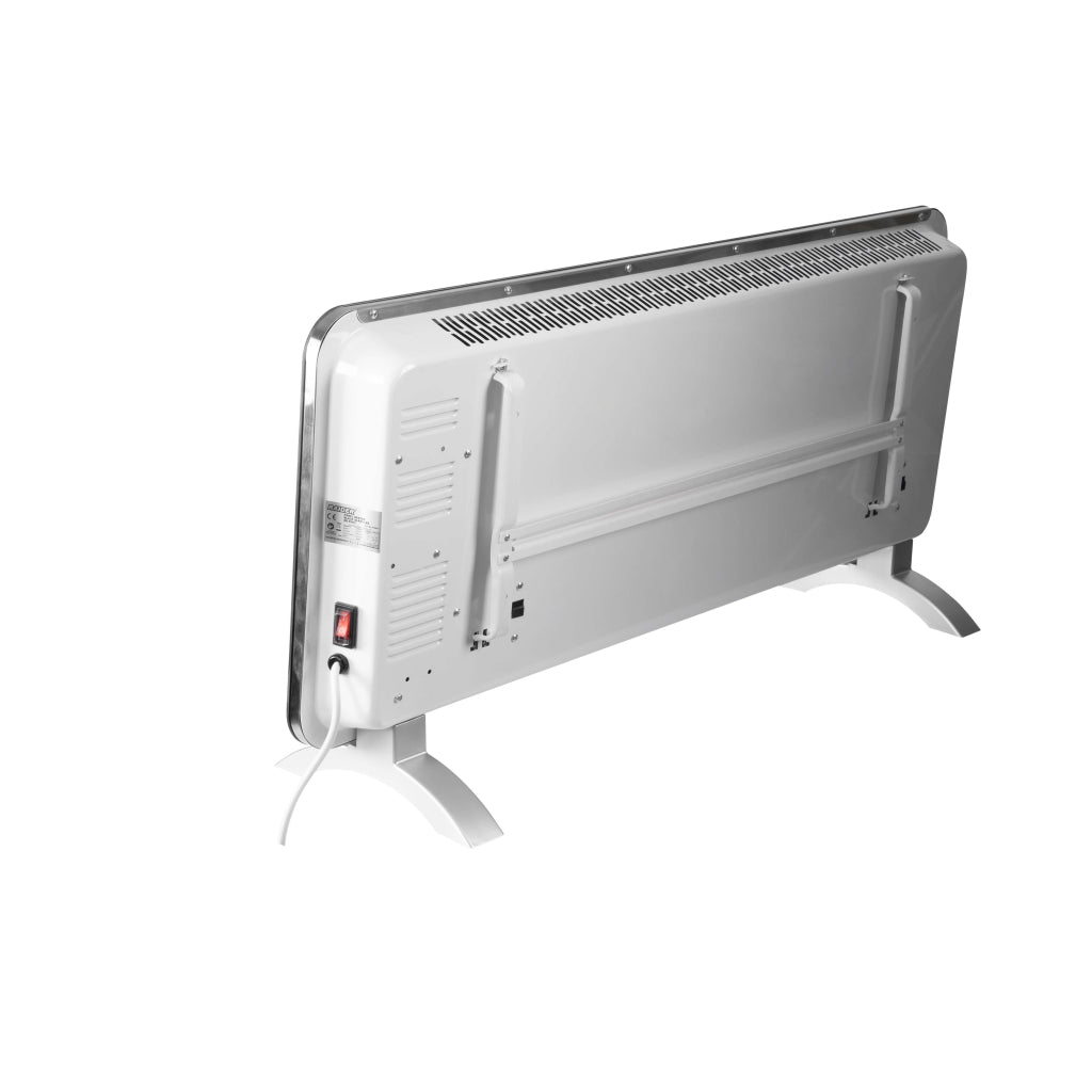 Конвектор със стойка 2kW черно стъкло LED RAIDER RD-PH03 - снимка 3
