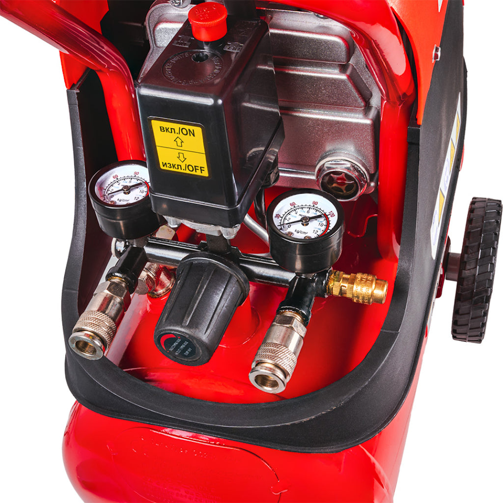 Компресор  24L 1.5kW RAIDER PRO RDP-AC15 - снимка 3
