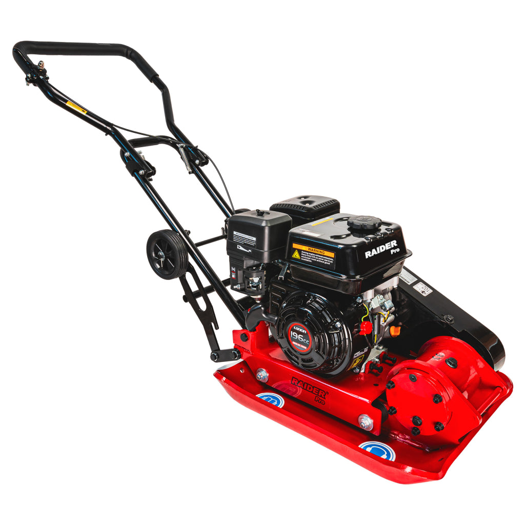 Виброплоча бензинова 16kN 540x480mm 196cc 5,5hp RDP-FPC01 - снимка 3
