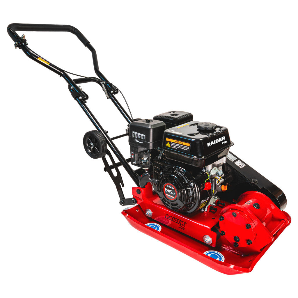 Виброплоча бензинова 16kN 540x480mm 196cc 5,5hp RDP-FPC01 - снимка 3