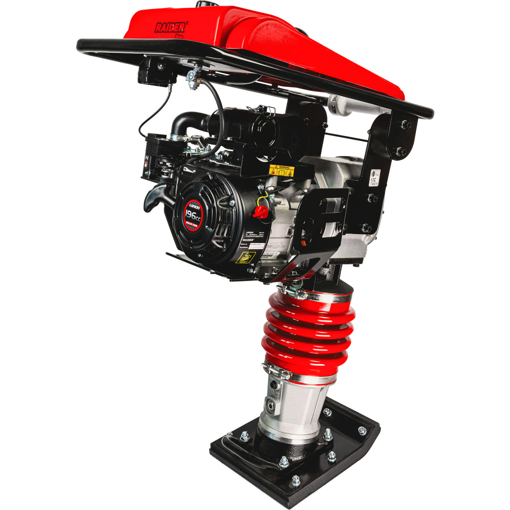 Бензинова трамбовка 10kN 345x285mm 196cc 4,1kW5,5hp RDP-TR01 - снимка 3