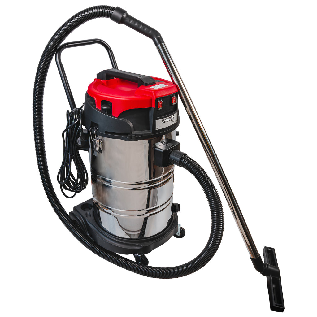 Прахосмукачка за сухо и мокро 2x1200W 60L сам. HEPA RAIDER PRO RDP-WC13 - снимка 3