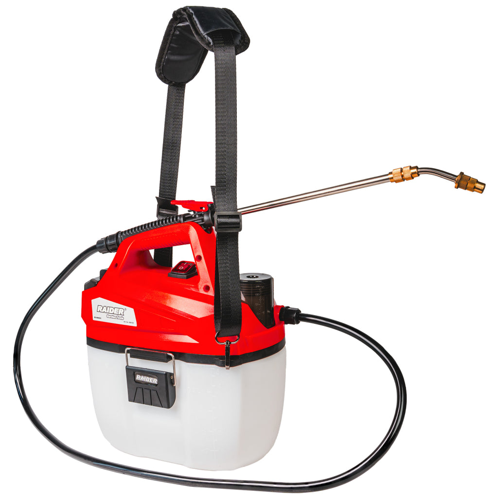 Пръскачка Li-ion 5L 12V 2Ah 3bar 1,6L/min RAIDER RD-BMD05 - снимка 3
