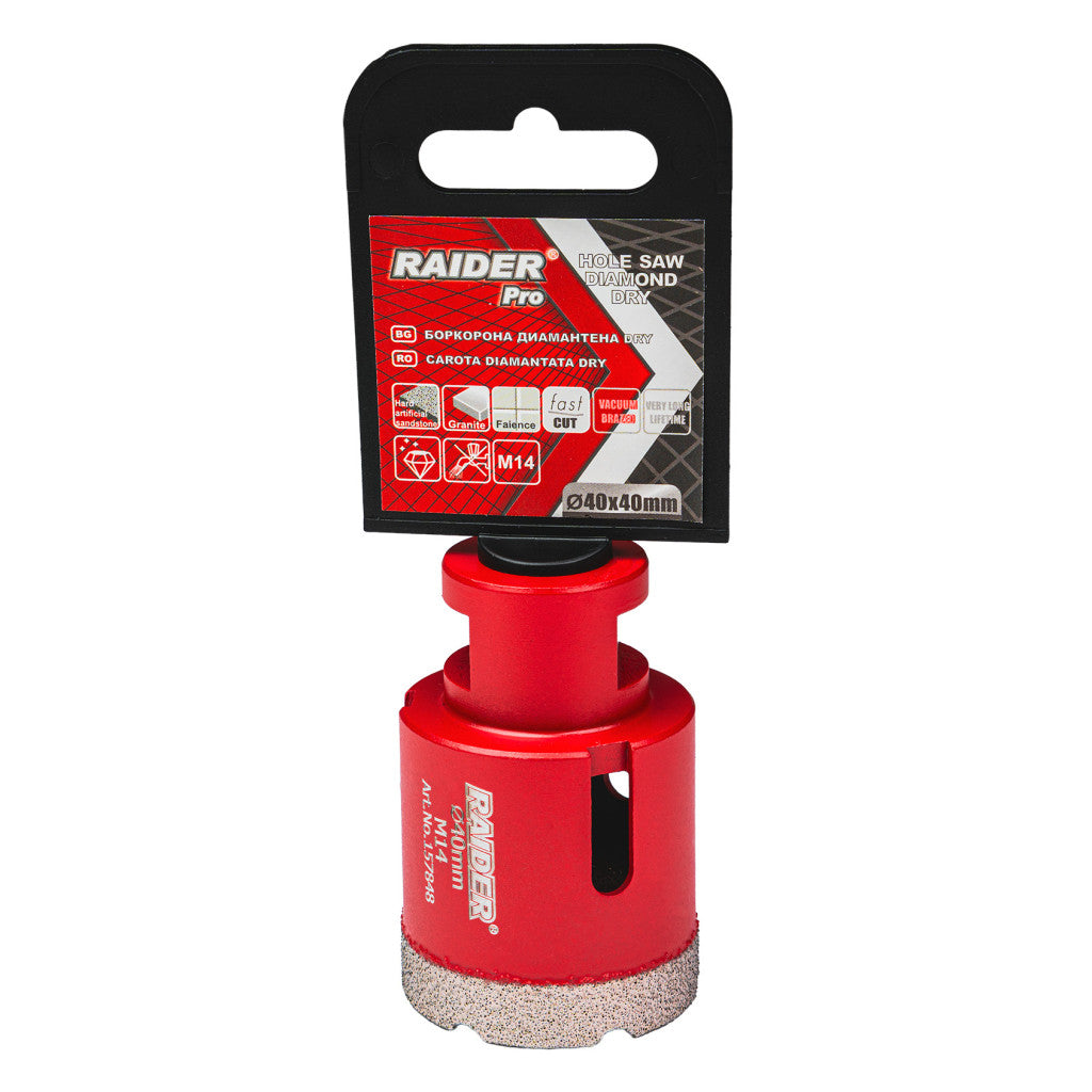 Боркорона Diamond Dry M14 ø40mm - снимка 3