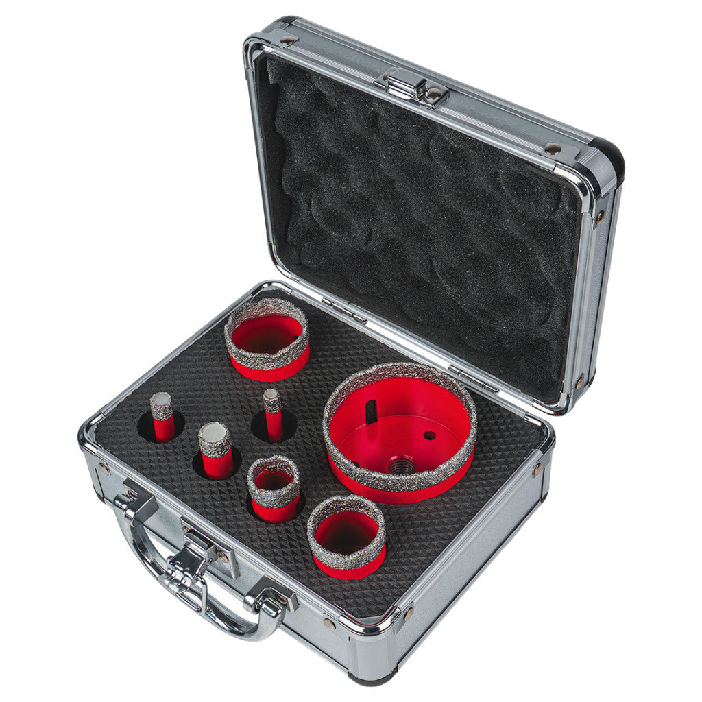 Боркорони Diamond Dry M14 Ø8-68mm AL Case Set - снимка 3