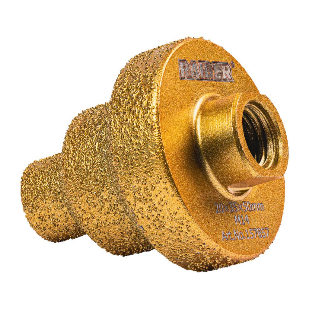 Борче абразивнo 3 степено Diamond Ø20-35-50mm x M14 - снимка 3