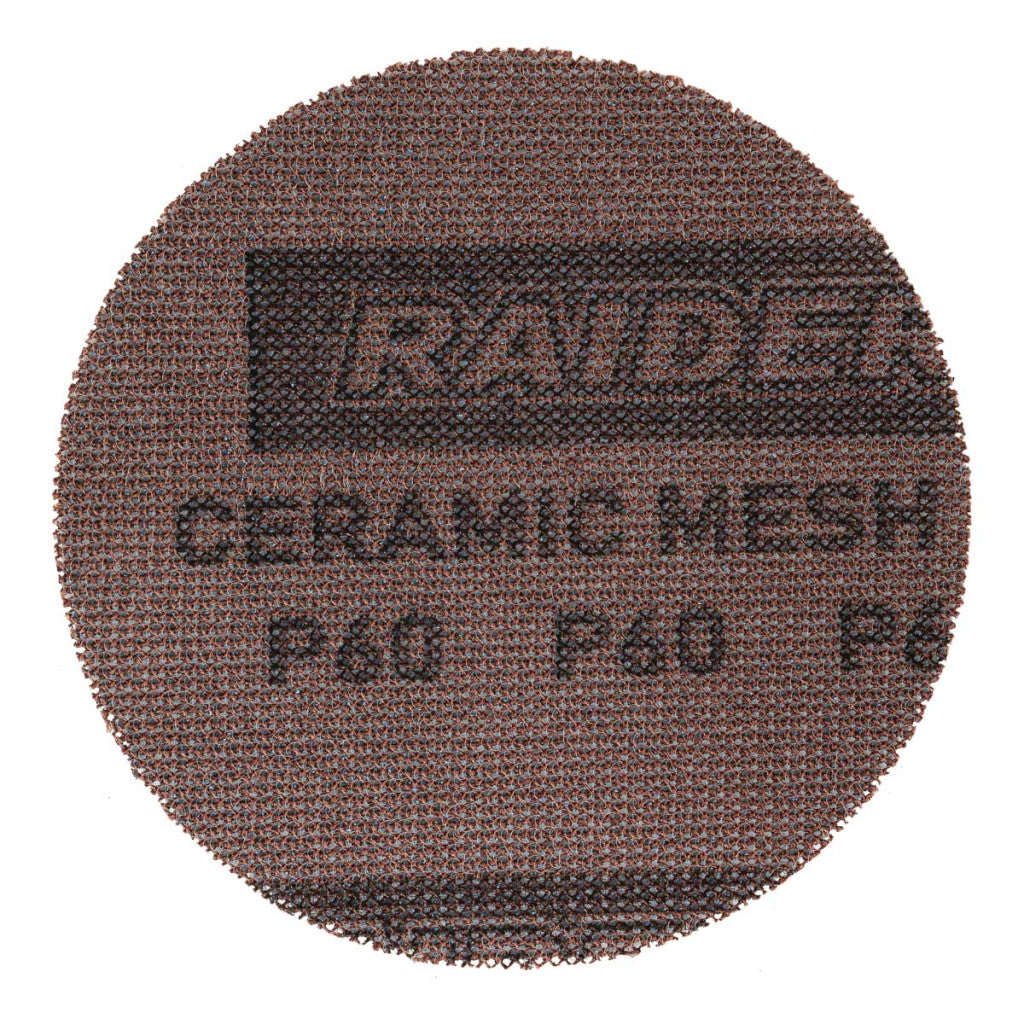 Шкурка мрежеста VELCRO Ceramic Ø125mm P60 10бр. - снимка 3