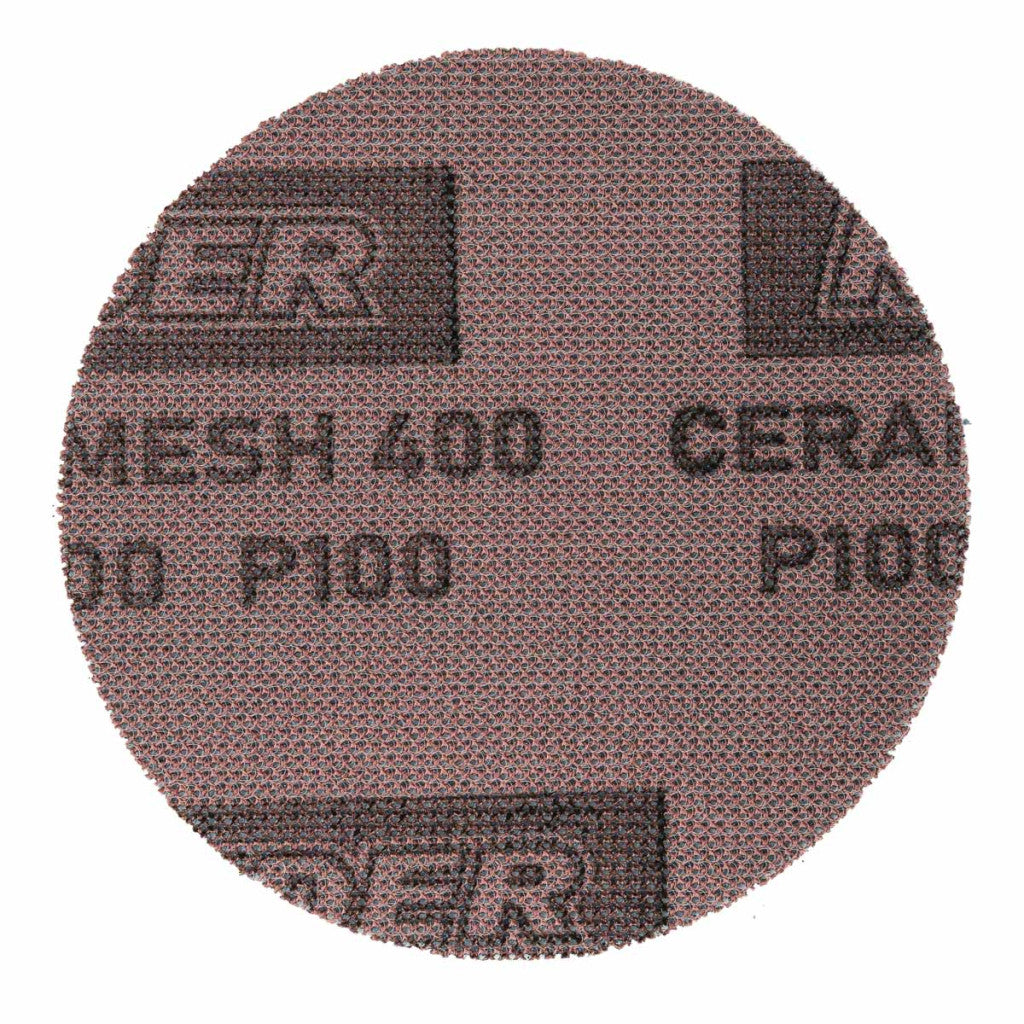 Шкурка мрежеста VELCRO Ceramic Ø125mm P100 10бр. - снимка 3