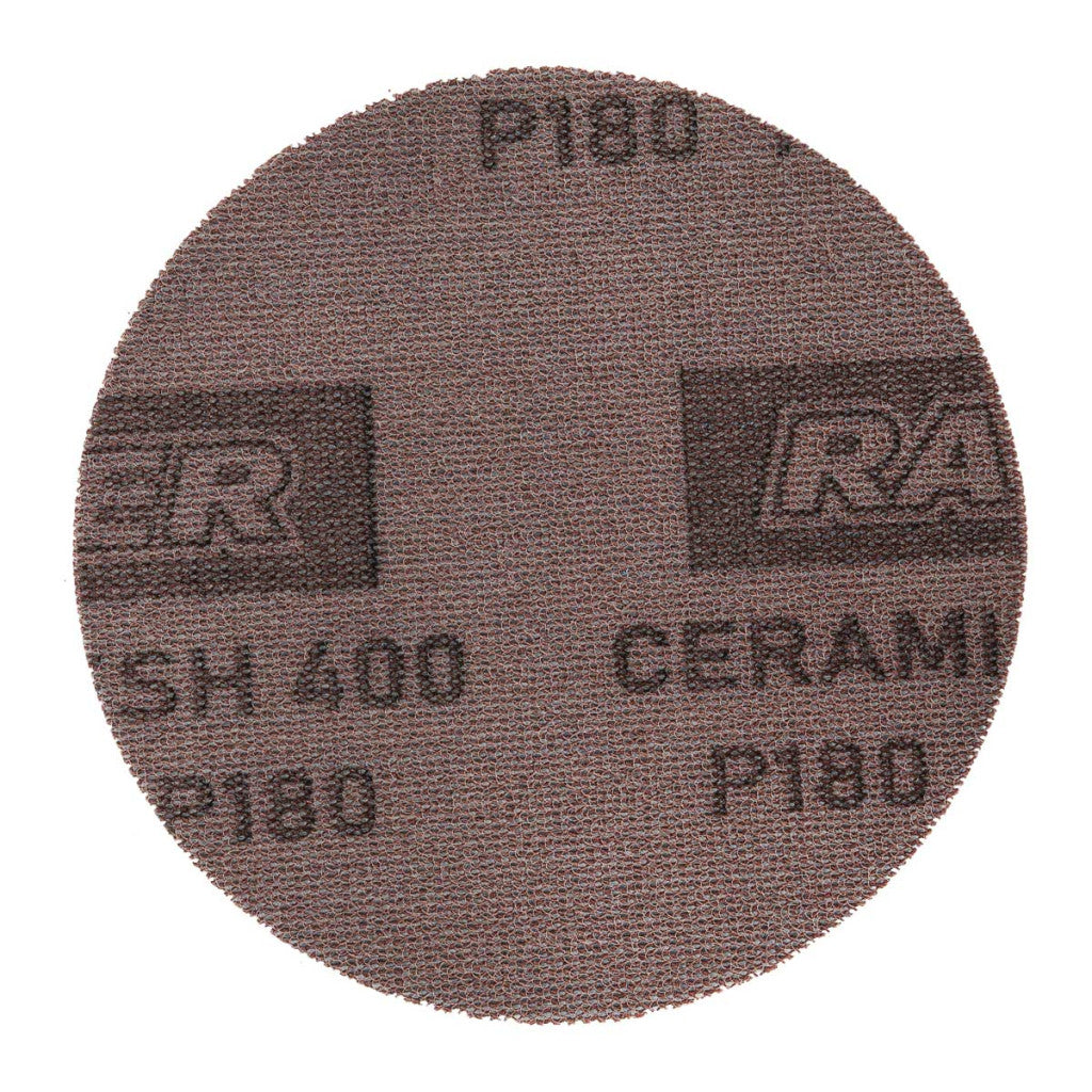 Шкурка мрежеста VELCRO Ceramic Ø125mm P180 10бр. - снимка 3