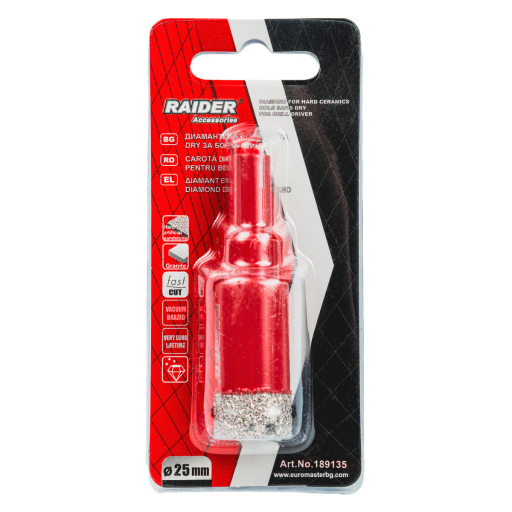 Боркорона Diamond Dry за бормашина Ø25mm - снимка 3