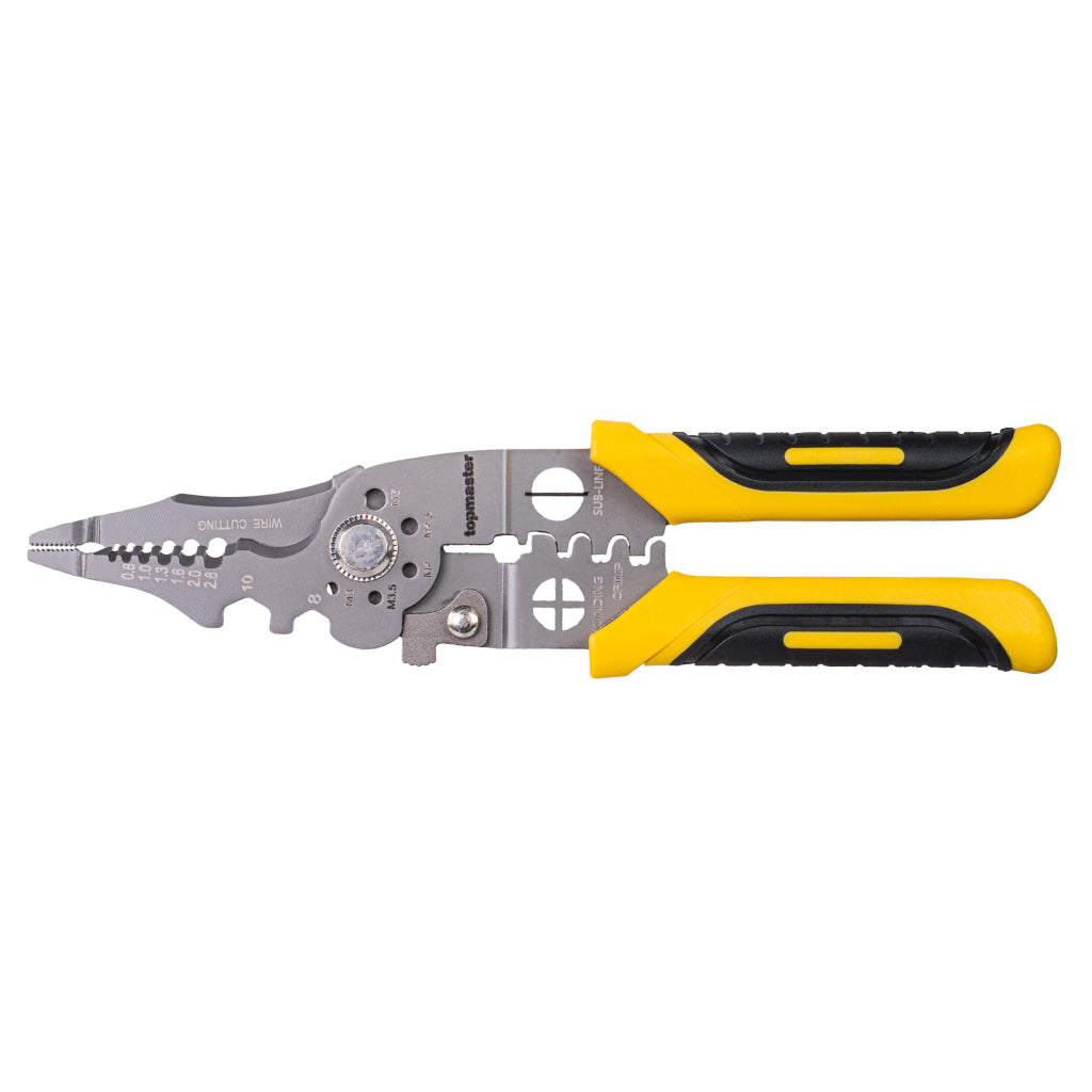 Мулти клещи за почистване на кабелна изол. и кримп.230mm TMP - снимка 3