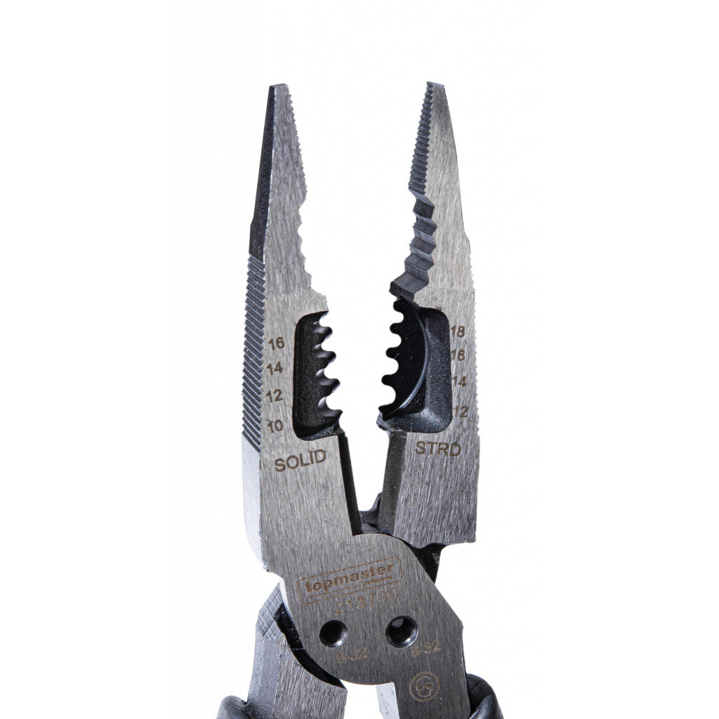 Клещи островърхи мултифункционални 6 в 1 210 mm Topmaster Professional - снимка 3