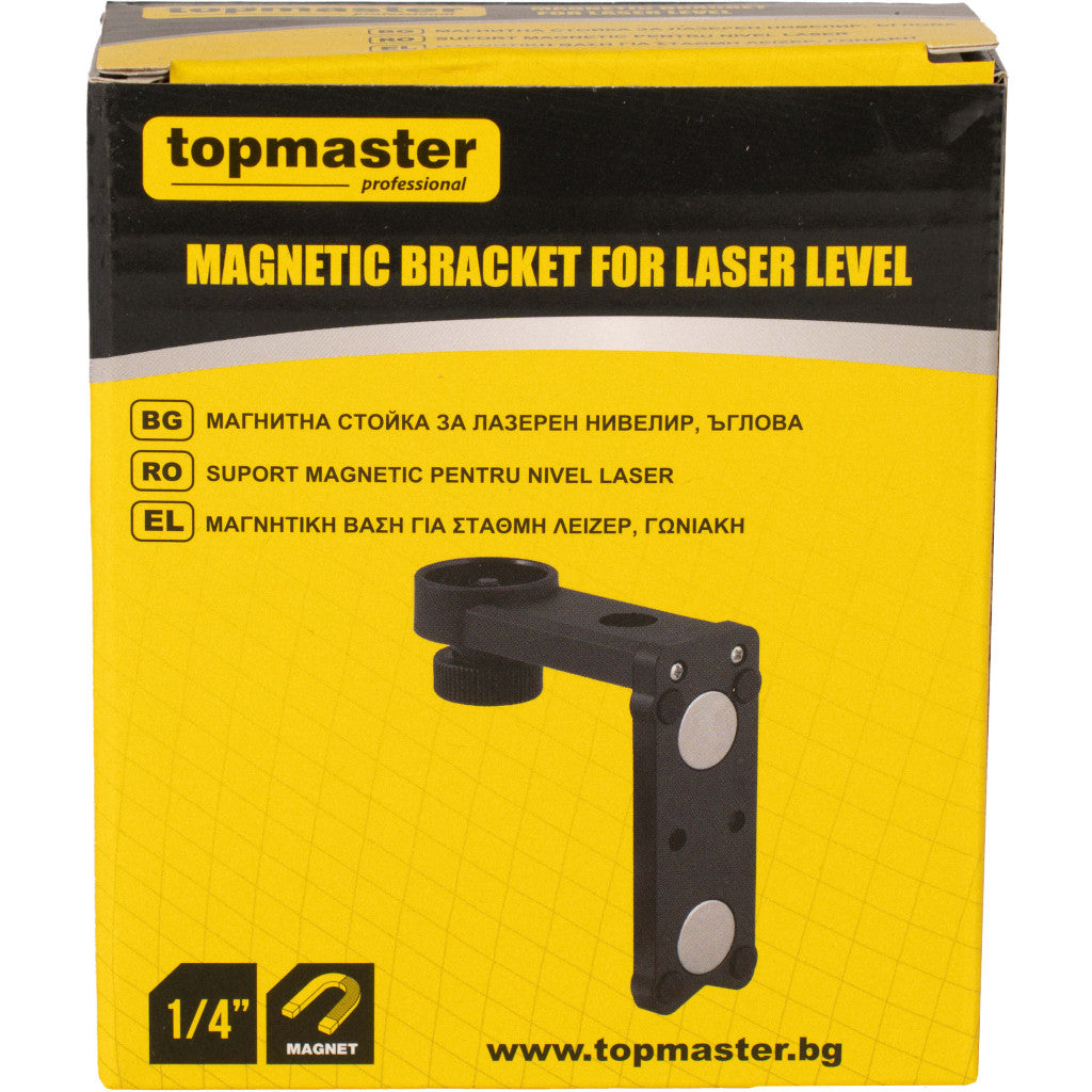 Магнитна стойка за лазерен нивелир, ъглова Topmaster Professional - снимка 3