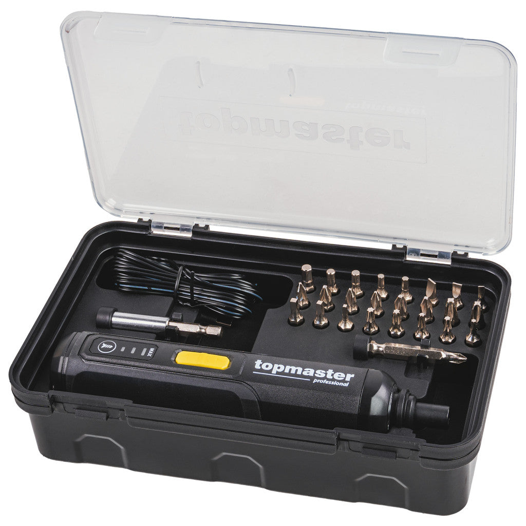 Акумулаторна отвертка с накрайници COMPACT Topmaster Professional - снимка 3