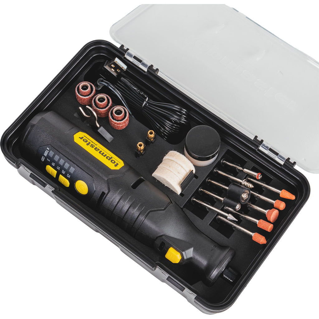 Акумулаторна шлифовалка с аксесоари COMPACT Topmaster Professional - снимка 3
