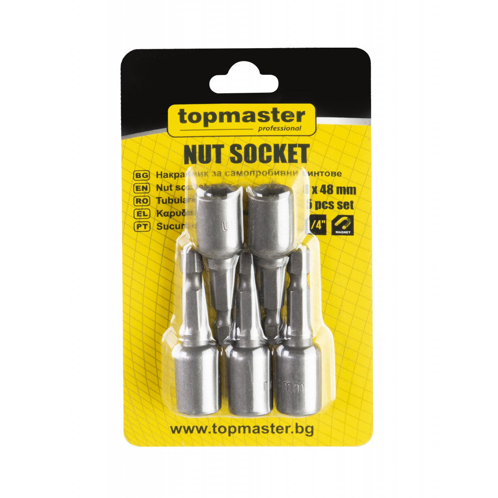 Накрайници за самопр. винтове 8x48мм к-т 5бр Topmaster Professional (10/100) - снимка 3