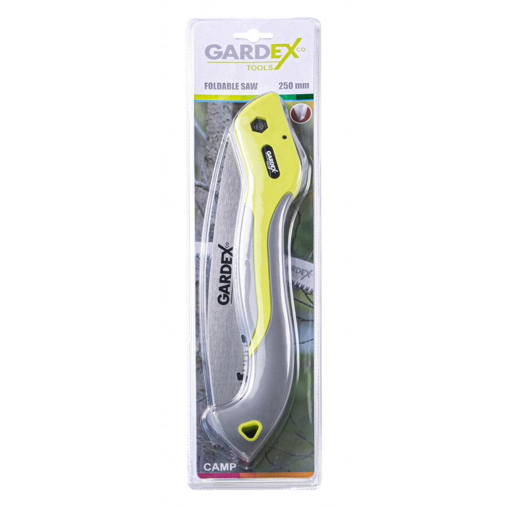 Градински трион CAMP 250 mm сгъваем 3D зъби SK5 GARDEX - снимка 3