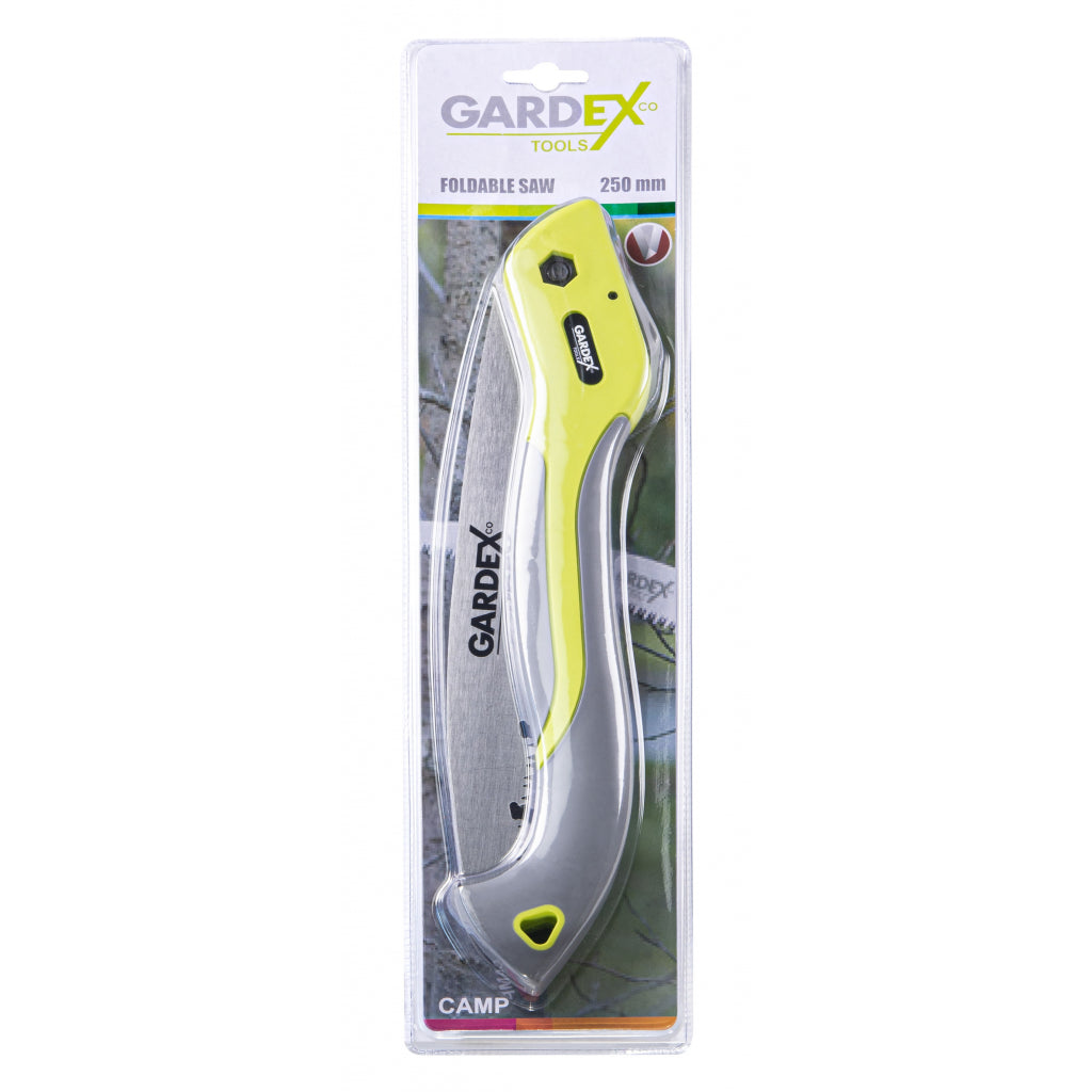 Градински трион CAMP 250 mm сгъваем 3D зъби SK5 GARDEX - снимка 3