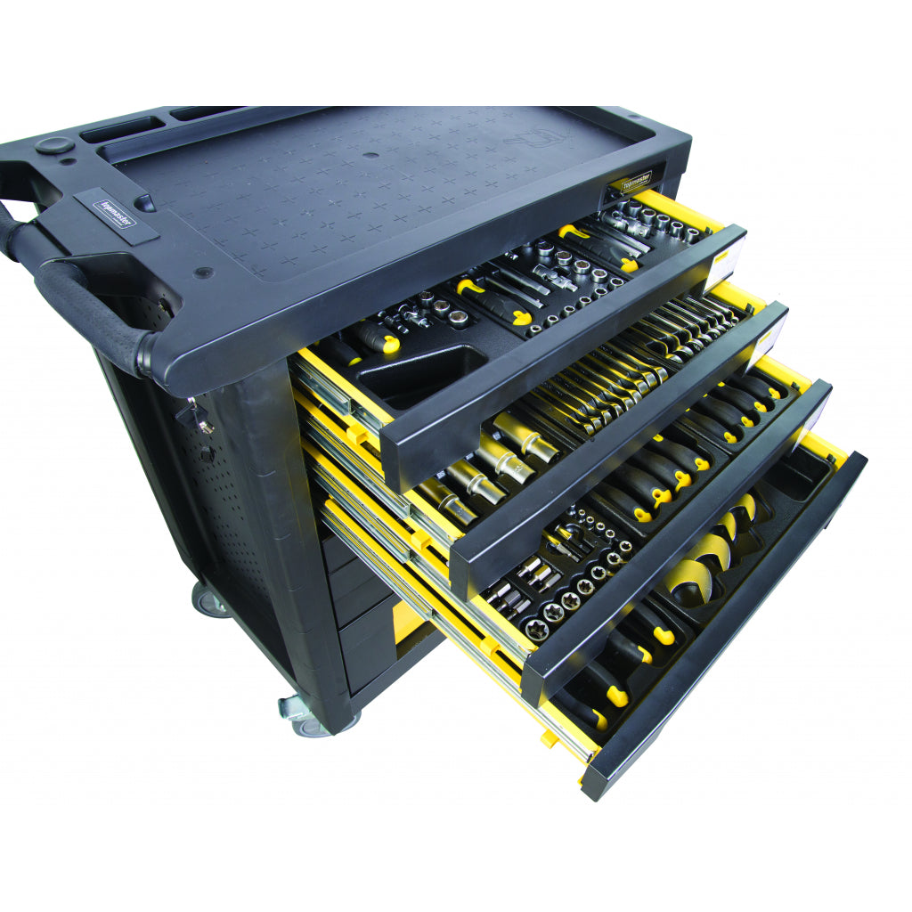 Количка за инструменти 7 чекмеджета 220 части Topmaster Professional - снимка 3