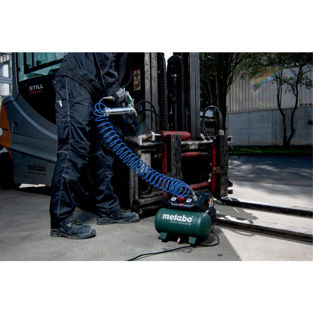 Компресор безмаслен 6 л 0.9kW METABO BASIC 160-6 W OF - снимка 3