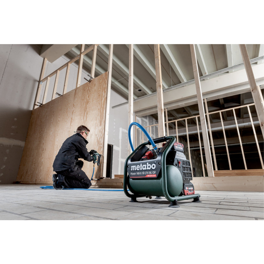 Компресор акум. 5L METABO Power 160-5 18 LTX BL OF SOLO - снимка 3