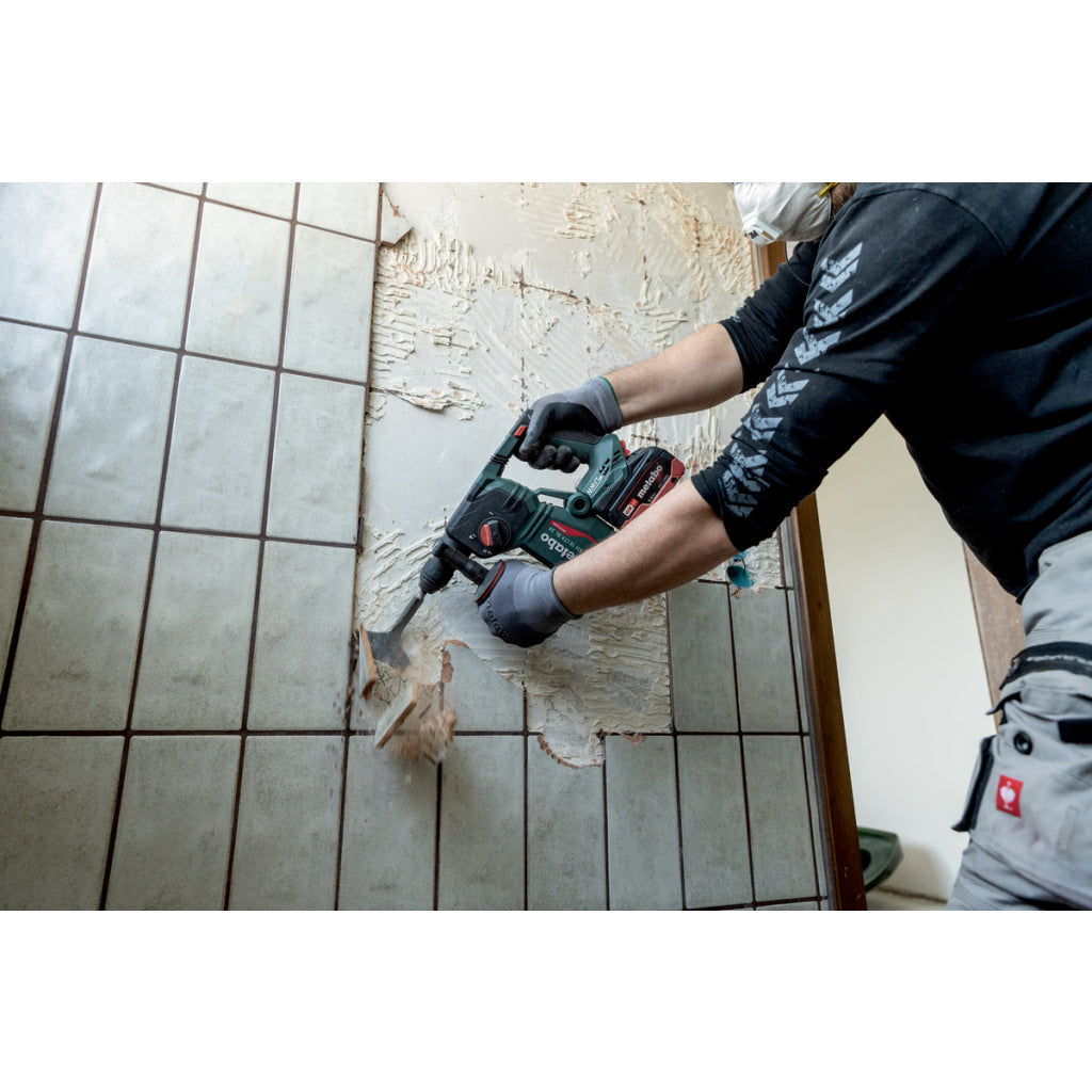 Перфоратор акум. 24mm METABO KH 18 LTX BL 24 SOLO - снимка 3