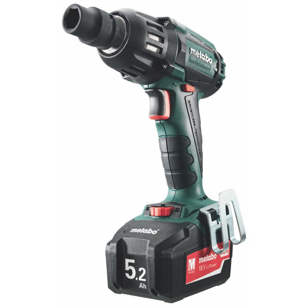 Гайковерт акум. 18V 400 Nm METABO SSW 18 LTX 400 BL 2X5.2AH - снимка 3