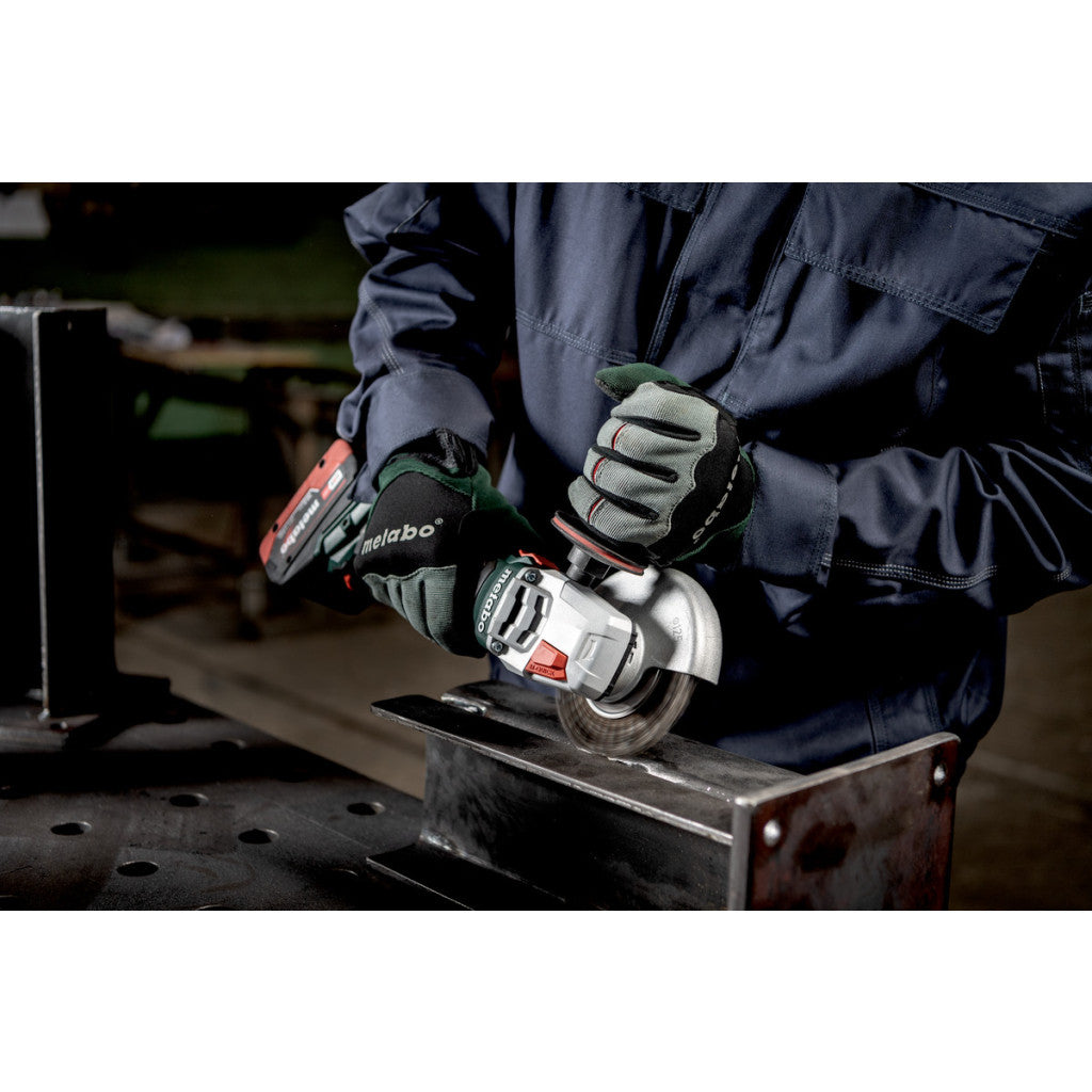 Ъглошлайф акум. 125mm METABO W 18 LT BL 11-125 SOLO - снимка 3