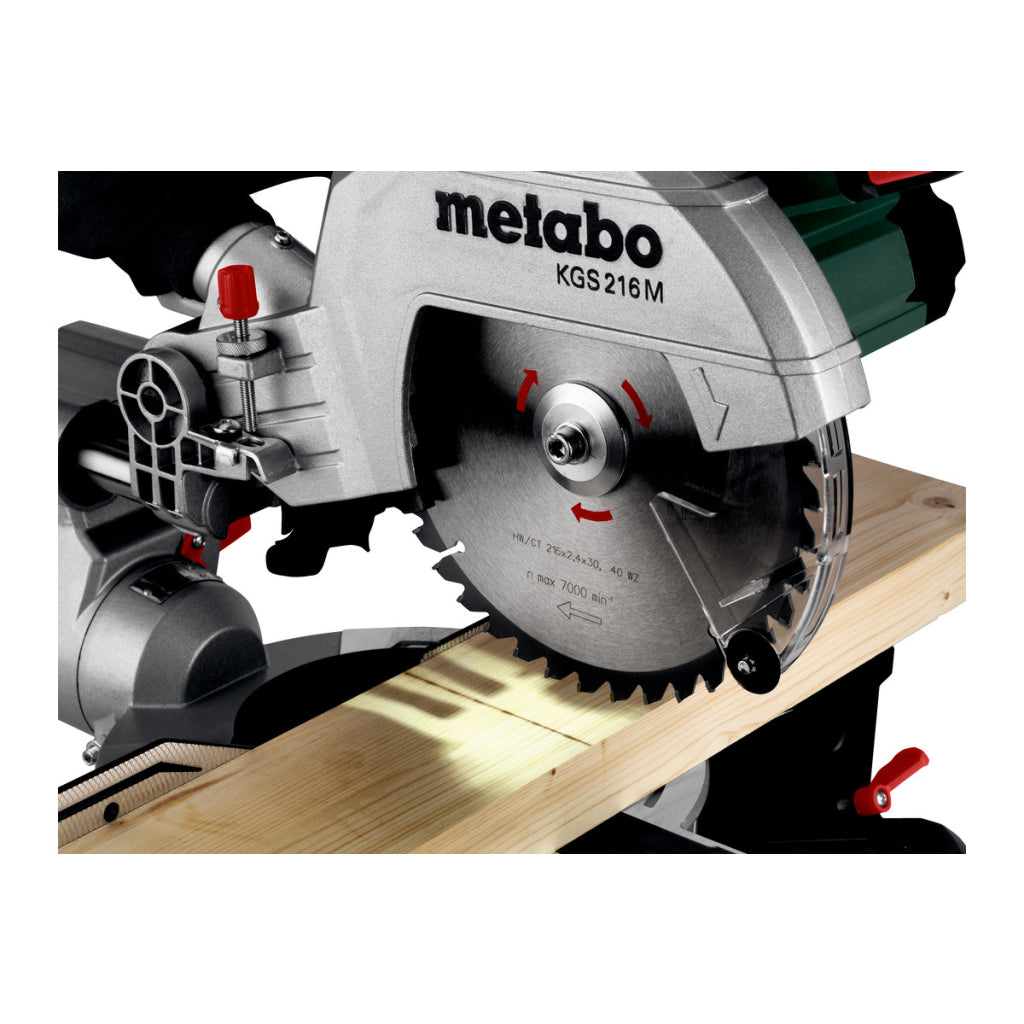 Герунг циркуляр с изтегляне ø216mm METABO KGS 216 M PCL - снимка 3