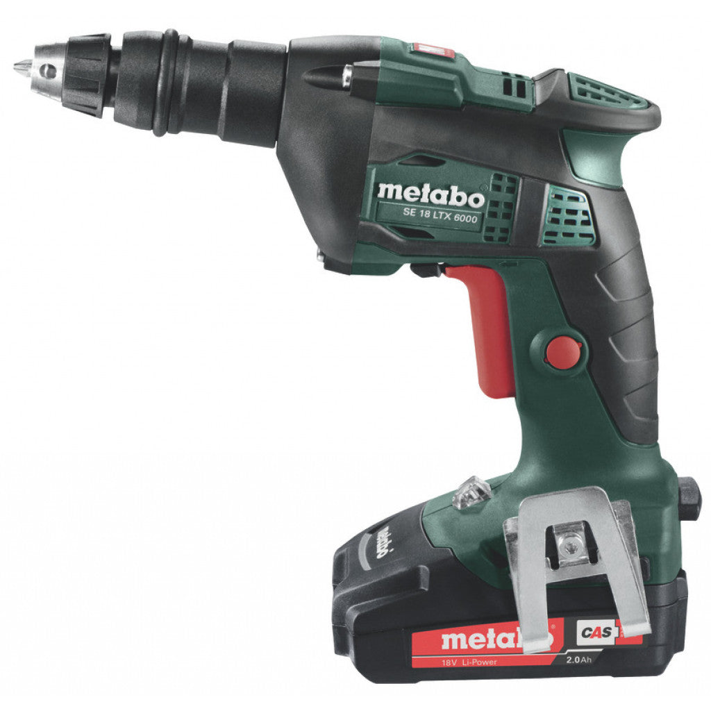 Винтоверт акум. за гипсокартон METABO SE 18 LTX 6000 2x2.0Ah - снимка 3