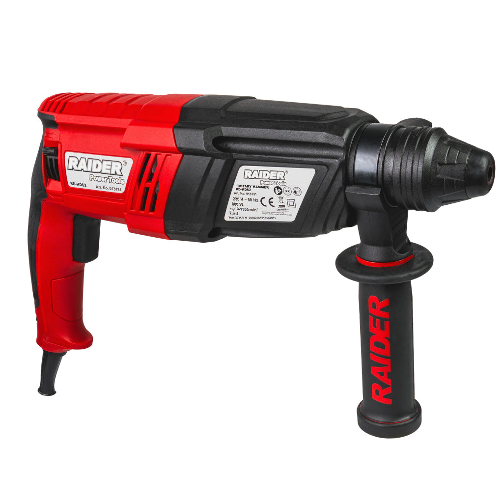 Перфоратор 800W 2.8kg 26mm 2.8J 4 функции куфар RD-HD62 - снимка 4