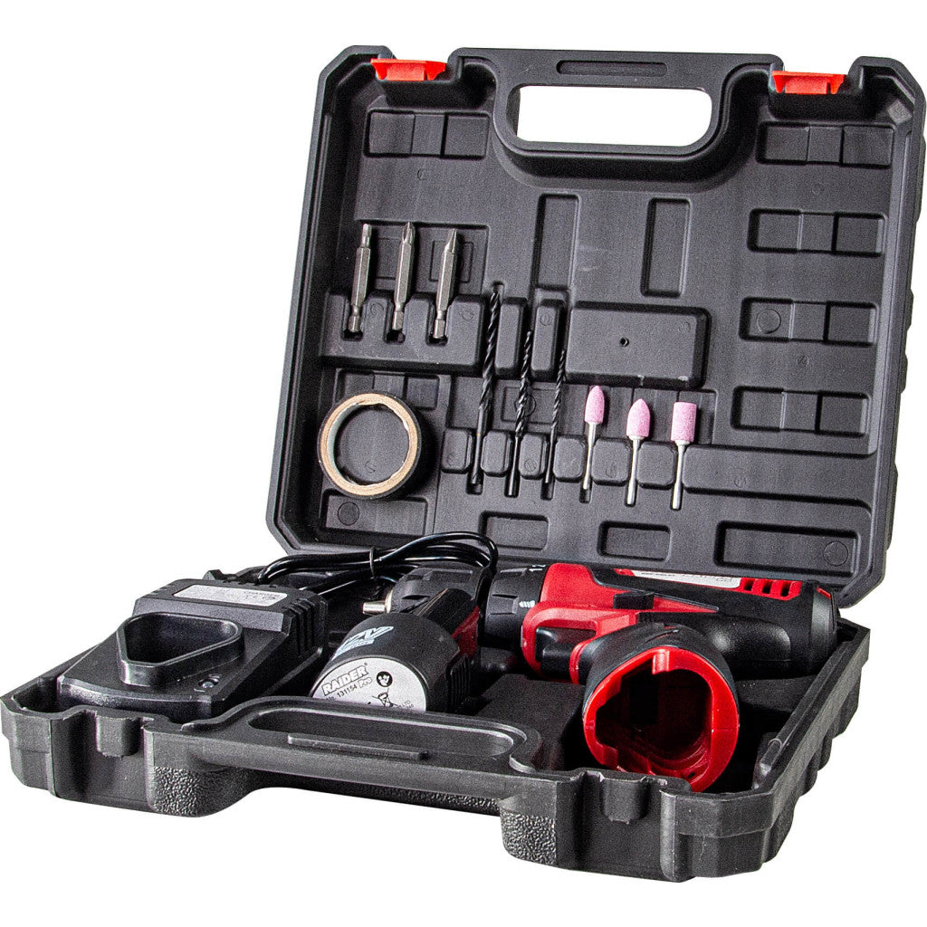 Бормашина акум. 12V 2-ск. 1.5Ah 28Nm RAIDER RD-CDL27 - снимка 4
