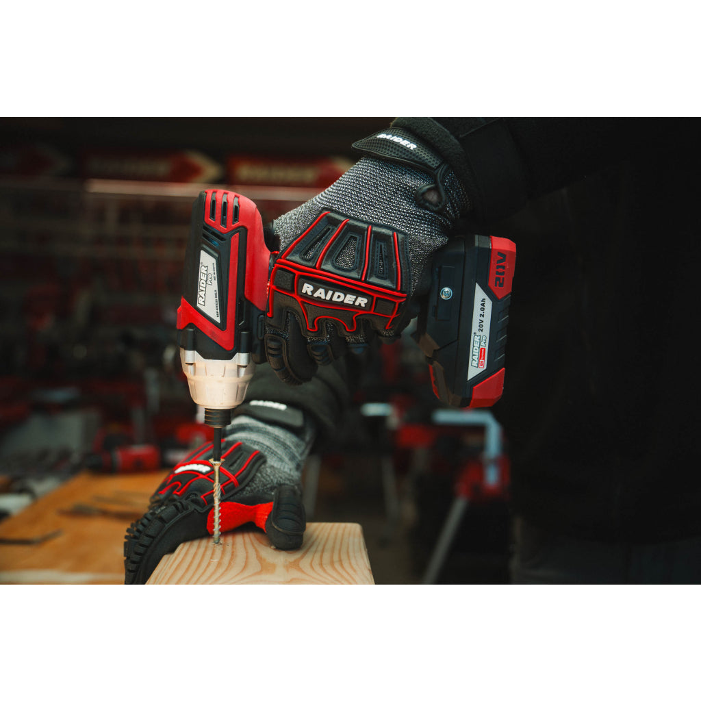 R20 Винтоверт ударен Hex 1/4" 140Nm Solo RAIDER PRO RDP-KHID20 - снимка 4