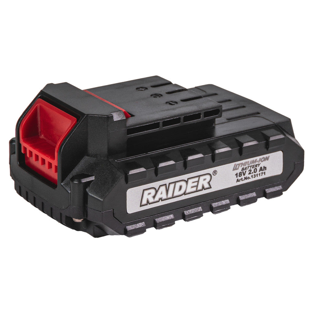 Бормашина ударна 18V 2-ск. 2x2Ah 30Nm 10mm куфар RAIDER RD-CDL38 - снимка 4