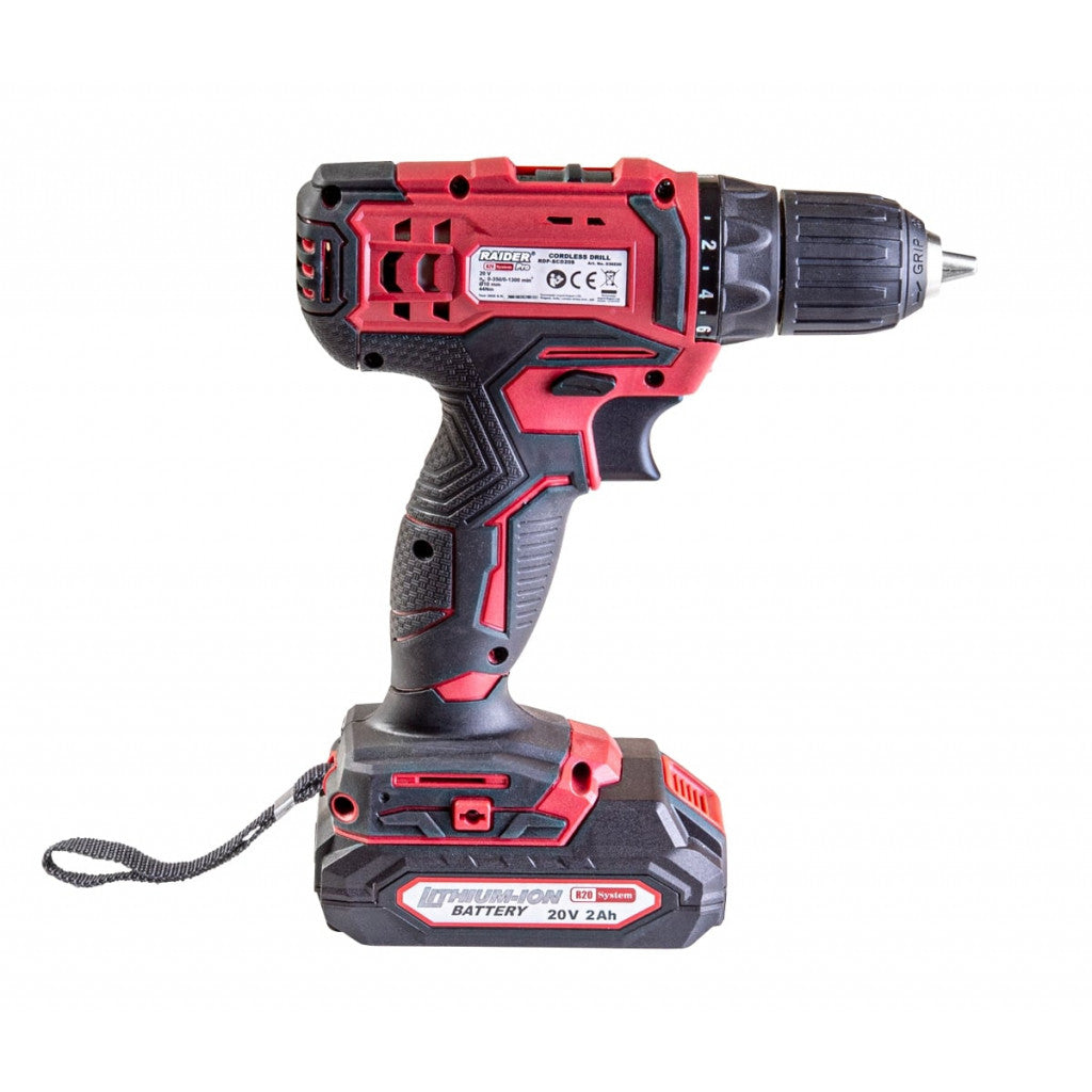 R20 Бормашина акум. 2-ск. 10mm 44Nm 20V в куфар RAIDER PRO RDP-SCD20S - снимка 4