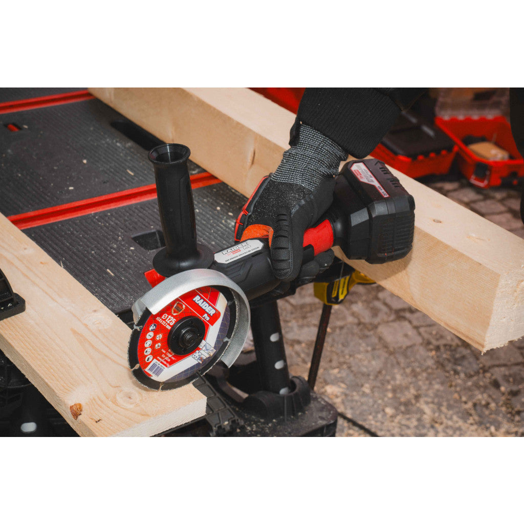 R20 Ъглошлайф Ø125mm Solo RAIDER PRO RDP-KBAG20 - снимка 4