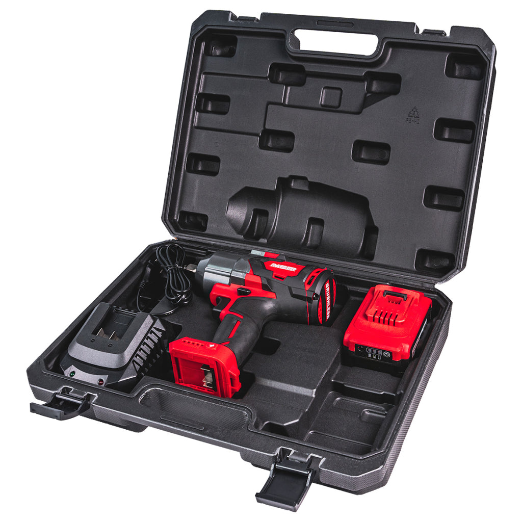 Гайковерт ударен безч. 20V 3-ск.4Ah 700Nm1/2"куфар RAIDER INDUSTRIAL RDI-IBW05 - снимка 4