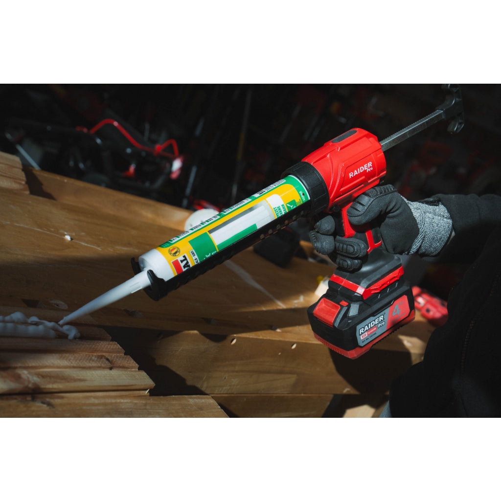 R20 Пистолет за силикон 310ml 1200N рег. об. Solo RAIDER PRO RDP-YCG20 - снимка 4