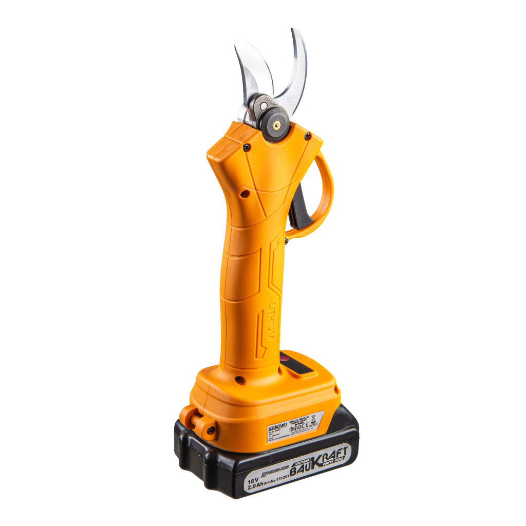 Ножица лозарска акум. безчет. 18V 2x2Ah 25mm в куф. BAUKRAFT BK-PSH03 - снимка 4