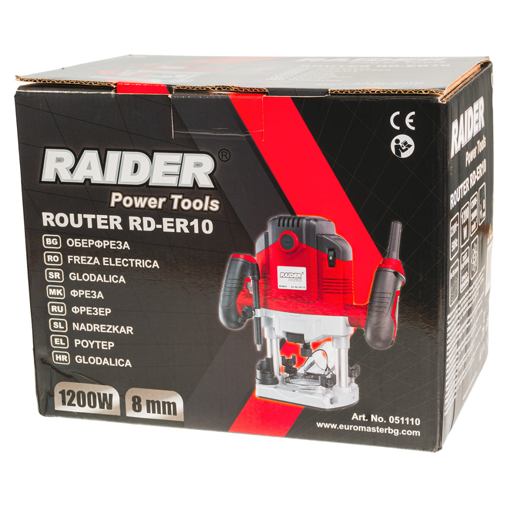Оберфреза 1200W 8mm RAIDER RD-ER10 - снимка 4