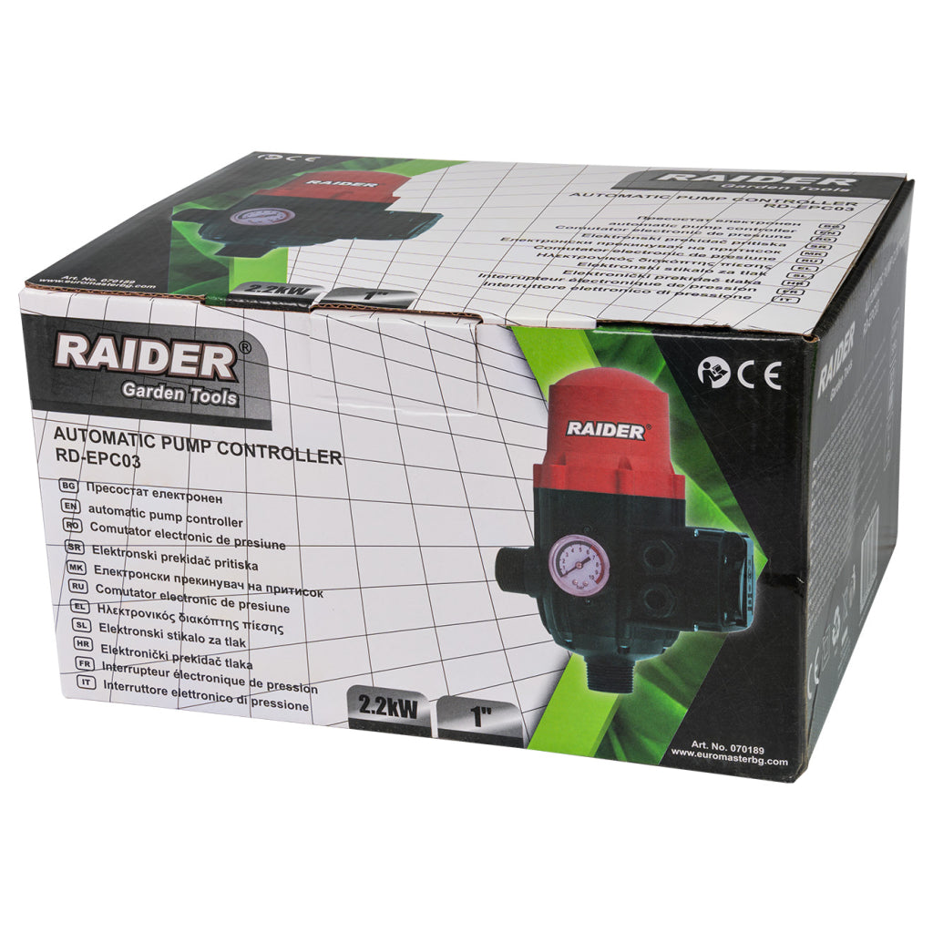 Пресостат електронен 2.2kW 1" 60°C регулируем RAIDER RD-EPC03 - снимка 4