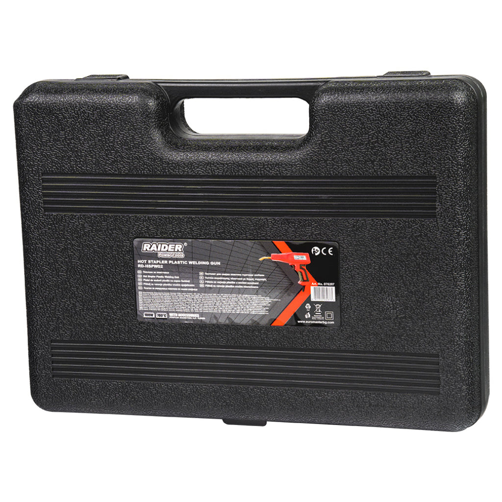 Поялник за пластмаса 100W 700°C 200скоби аксес. RAIDER RD-HSPW02 - снимка 4