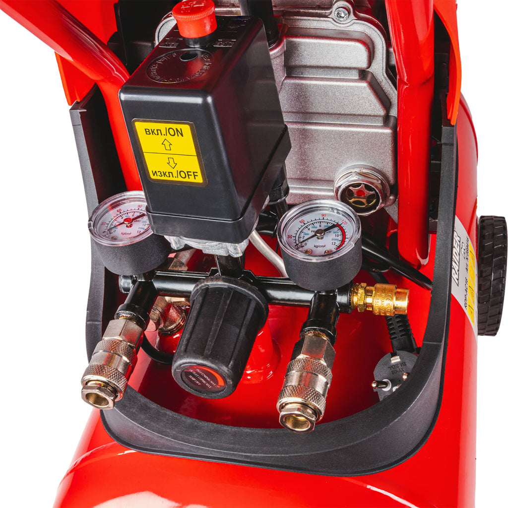 Компресор  50L 1.5kW RAIDER PRO RDP-AC16 - снимка 4