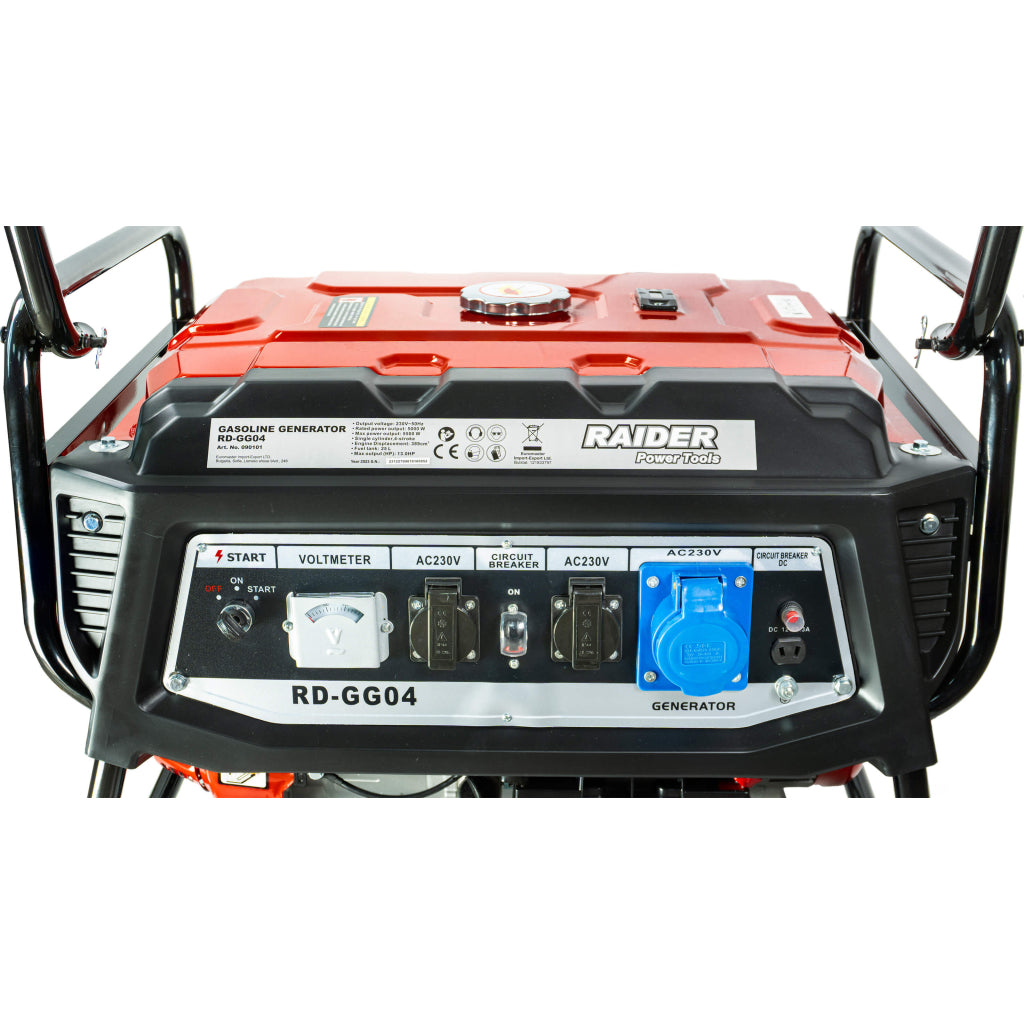 Генератор за ток бензинов 5.5kW ел. стартер RAIDER RD-GG04 - снимка 4