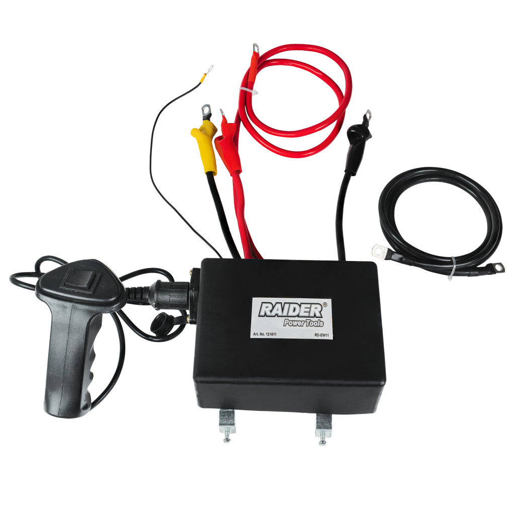 Автолебедка 12V 2722kg 6000lbs 2.76 kW Ø7.2mm 24m RAIDER RD-EW11 - снимка 4