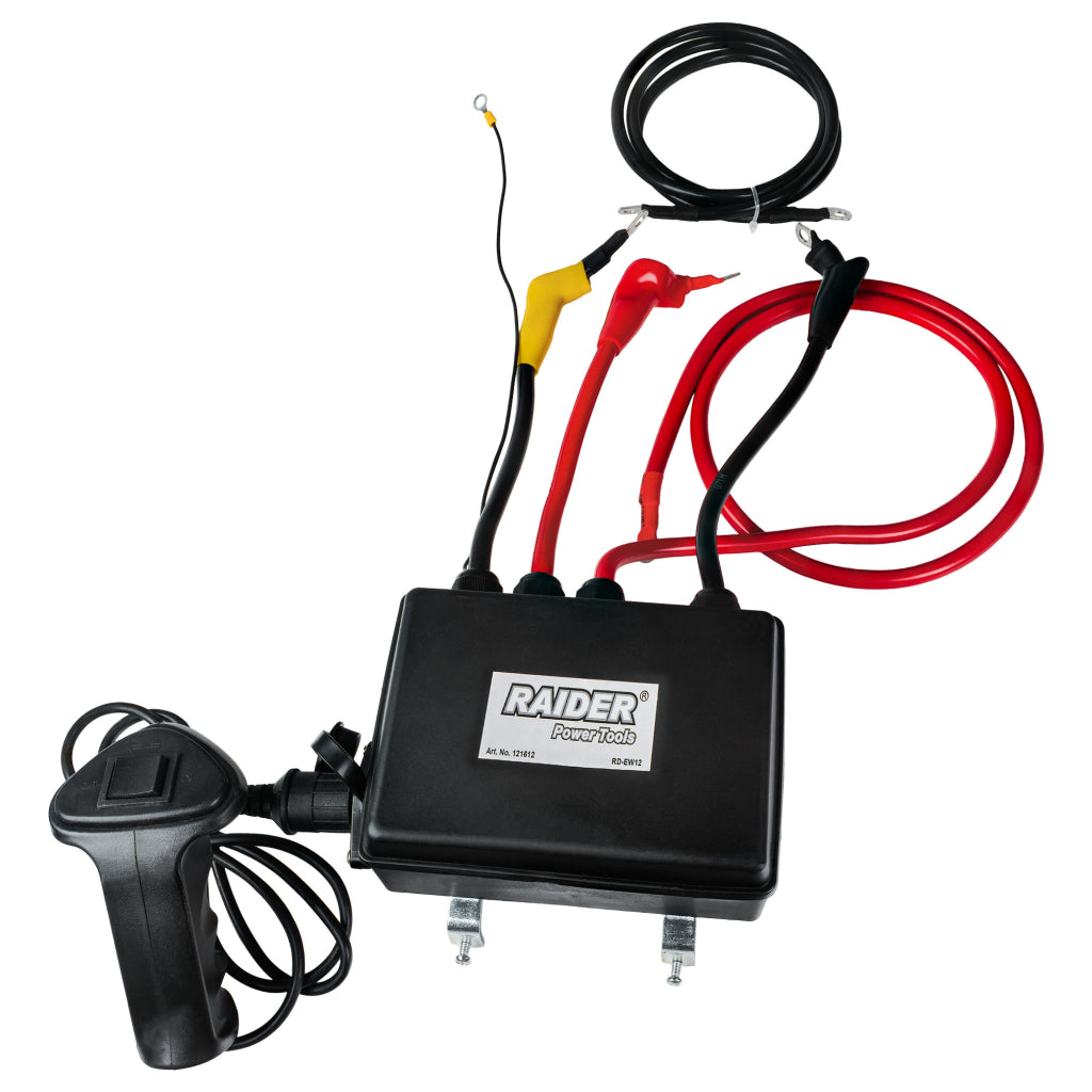 Автолебедка 12V 5443kg 12000lbs 4.5 kW Ø9.5mm 29m RAIDER RD-EW12 - снимка 4