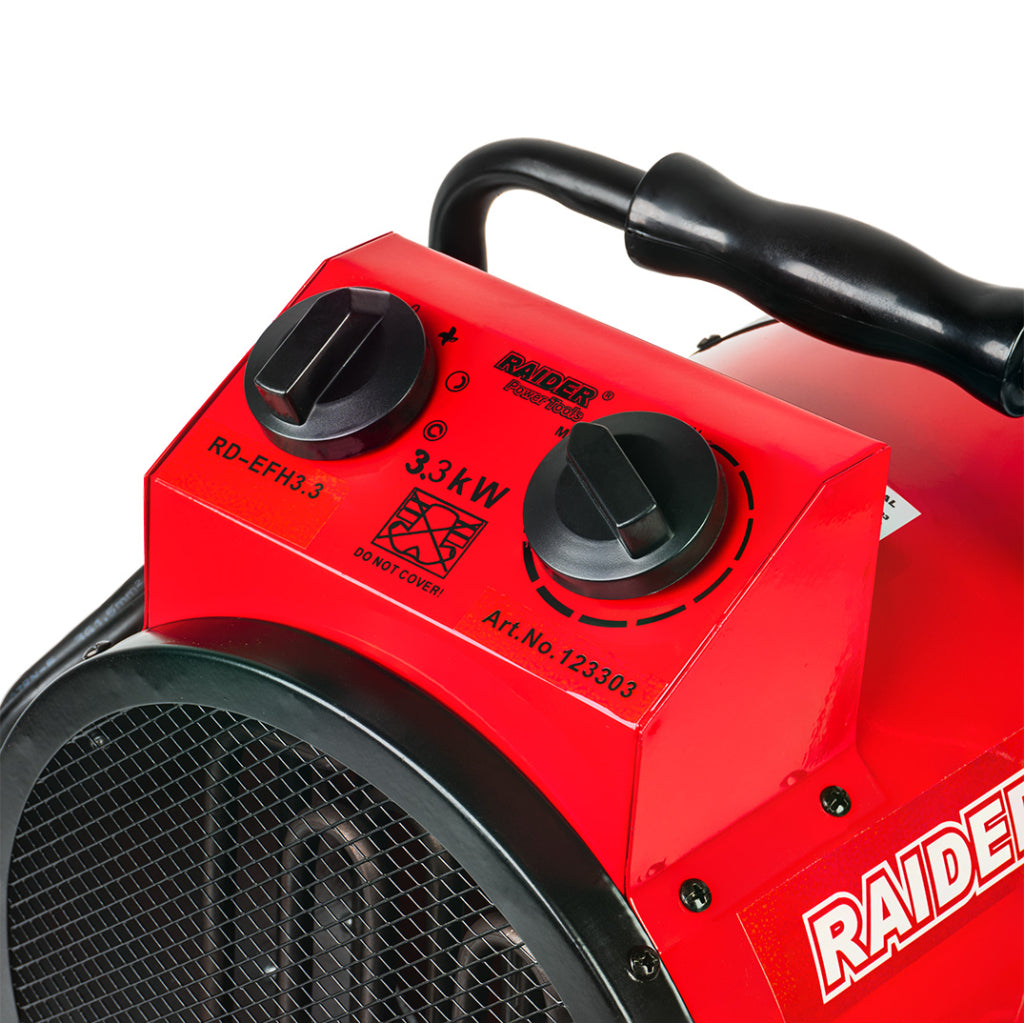 Калорифер електрически 3.3kW RAIDER RD-EFH3.3 - снимка 4